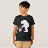 T-shirt Bigfoot Playful Long Haired Cat Boop  (Devant entier)