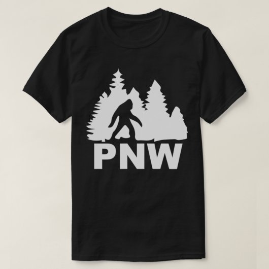 T-shirt bigfoot pnw (Design devant)