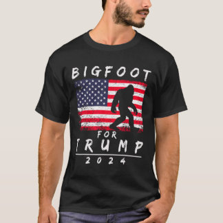 T-shirt Bigfoot pour Trump - Votez Trump Drôle Sasquatch Y