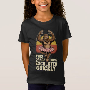 T-Shirt Bigfoot qui danse Cette affaire de danse a rapidem