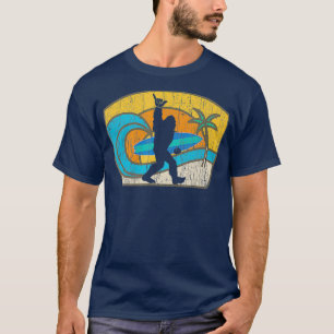 T-shirt Bigfoot Retro Surfing cadeau pour Shaka Aloha Dude