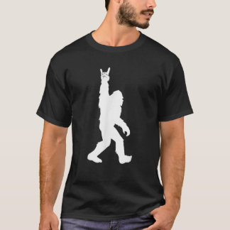T-shirt Bigfoot Rock Et Roll Drôle Pour Sasquatch Believer