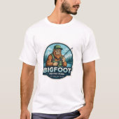T-shirt Bigfoot Rods Keep Calm And Fish On (Devant)