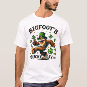 T-shirt Bigfoot’s Lucky Day : A St Patrick’s Day Celebrati