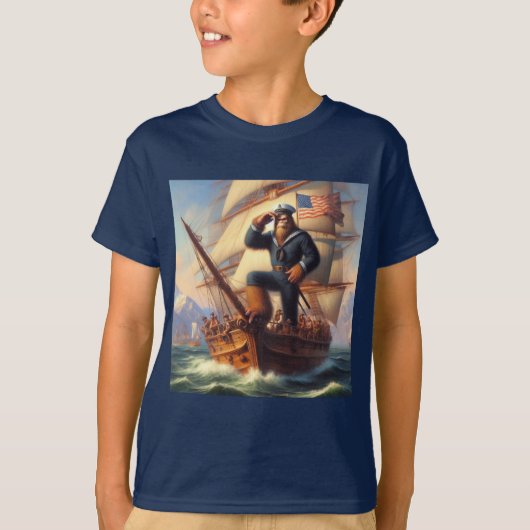T-shirt Bigfoot Sailor (Devant)