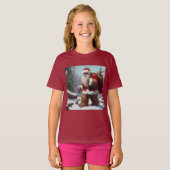 T-shirt Bigfoot Santa Claus (Devant entier)