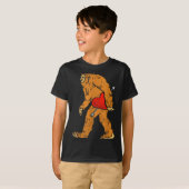 T-shirt Bigfoot Sasquatch Heart With Arrow Funny Valentine (Devant entier)