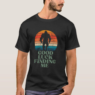T-shirt Bigfoot Sasquatch Recherche Retro Hommes Vintages