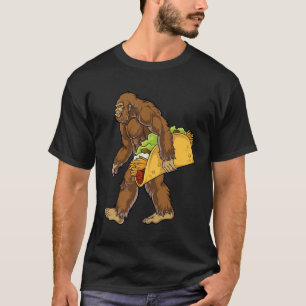 T-shirt Bigfoot Sasquatch transportant Taco