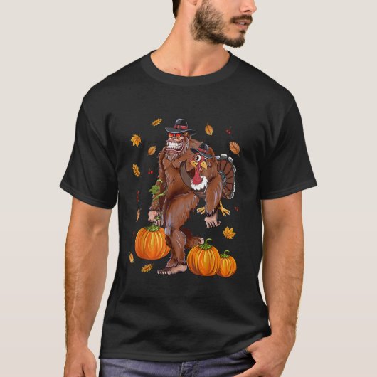 T-shirt Bigfoot Sasquatch Turkey (Devant)