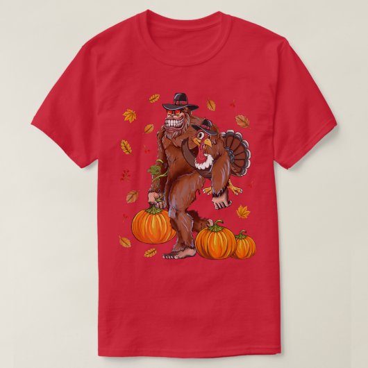 T-shirt Bigfoot Sasquatch Turkey (Design devant)