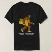T-shirt Bigfoot Sasquatch Yeti Taco Mardi Cinco De Mayo (Design devant)