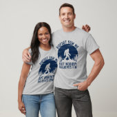 T-shirt Bigfoot Saw me but nobody believes him (Unisexe)
