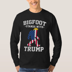 T-shirt Bigfoot Se Déplace Avec Les Élections Trump De 202