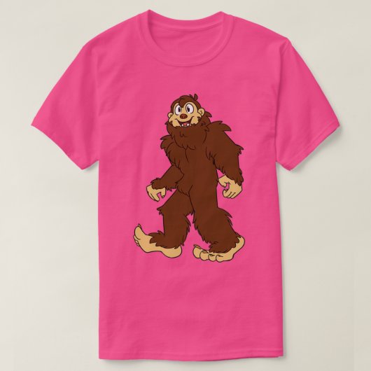 T-shirt Bigfoot se lance dans un voyage à pied (Design devant)