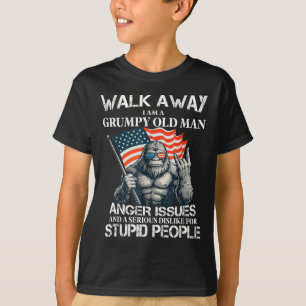 T-shirt Bigfoot S'en Aller Je Suis Un Vieil Homme Grincheu