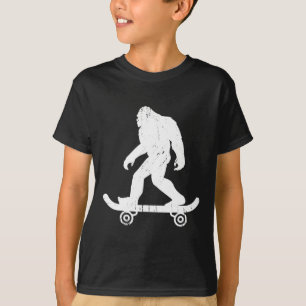 T-shirt Bigfoot Skateboardeur Yéti Sasquatch Skateboard