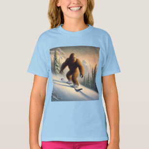 T-shirt Bigfoot Snowboard