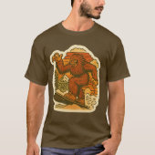 T-shirt Bigfoot Snowboard (Devant)