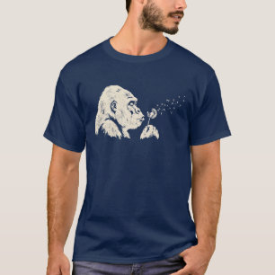 T-shirt Bigfoot Soufflant une Pissenlit Faune Nature Vinta