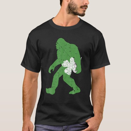 T-shirt Bigfoot St Patrick's Day, Irish Bigfoot (Devant)