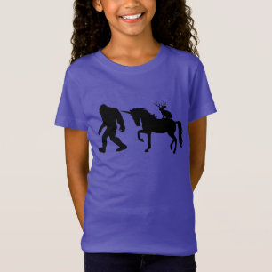 T-Shirt Bigfoot, Unicorne et Jackalope