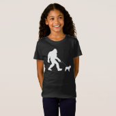 T-Shirt Bigfoot Walking French Bulldog (Devant entier)