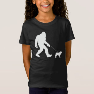 T-Shirt Bigfoot Walking French Bulldog