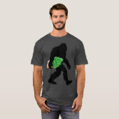 T-shirt Bigfoot With Succulent Sasquatch Cactus Plant (Devant entier)