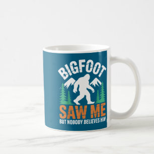 T-shirt Bigfoot Zag Maar Niemand Gelooft Koffiemok