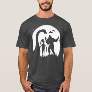 T-shirt Bigoot Nessie Drôle Et