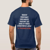T-shirt Bigoterie Collusion Emoluments Obstruction Impress (Dos)