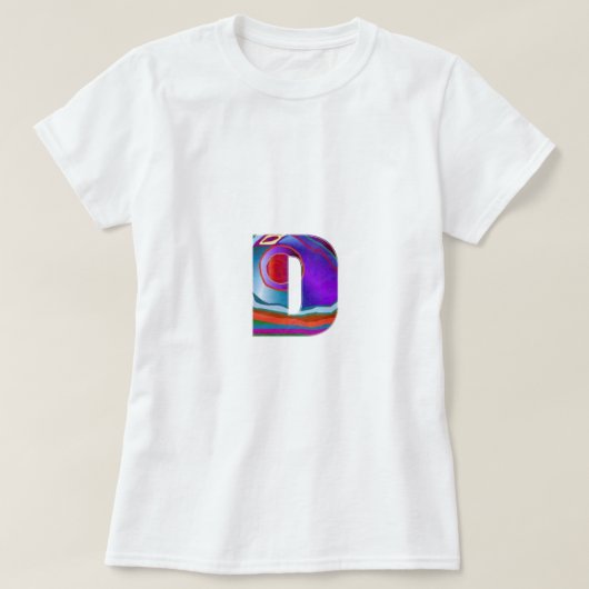 T-shirt BIJOUX d'ALPHA d'ALPHABETS yyy de fff du DDD (Design devant)