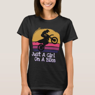 T-shirt Bike Girl Dirt Bike Motocross MX Cadeau