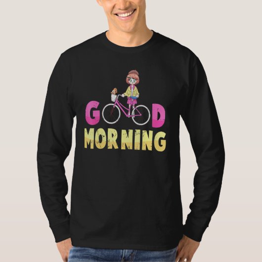 T-shirt Bike Good Morning Biker Exercice entraînement Athe (Devant)