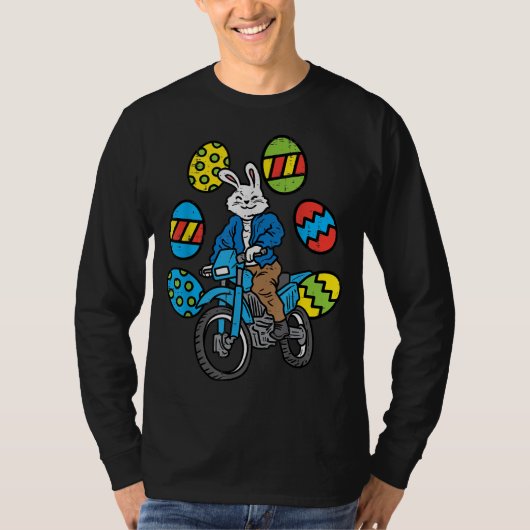 T-shirt Bike Motocross Biker Men (Devant)