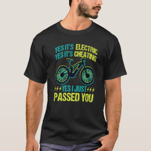 T-shirt Bike Retro Vélo MTB Cycling E Vélo Oui Je ne fais 