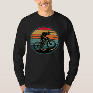 T-shirt Bike Retro Vintage Summer Bicycle Biking For Men