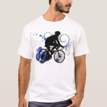 T-shirt Bike Rider - Bleu<br><div class="desc">Vélo</div>