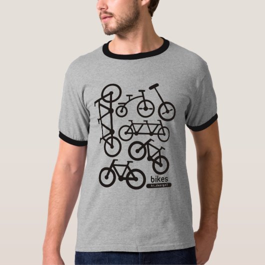 T-shirt bike sign (Devant)