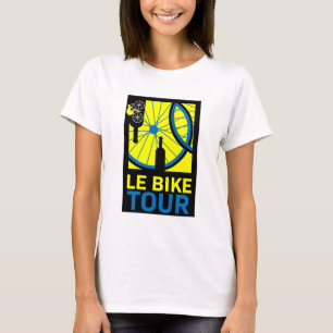 T-shirt Bike Touring Art