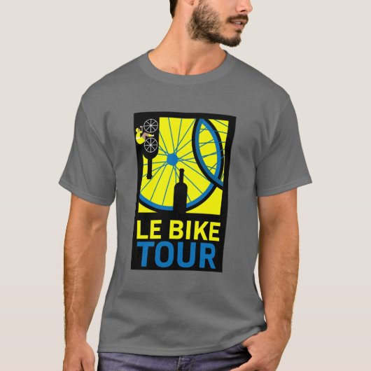 T-shirt Bike Touring Art (Devant)
