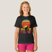 T-Shirt BIKE VÉLO COUCHER DE SOLEIL (Devant entier)
