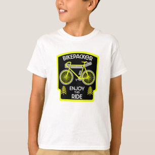 T-shirt Bikepacking Débordement Tourisme Camping
