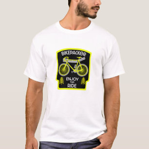 T-shirt Bikepacking Débordement Tourisme Camping