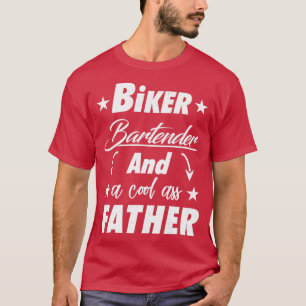 T-shirt Biker Bartender Père