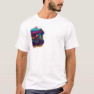 T-Shirt Biker Burn the Road | Tee pour motard
