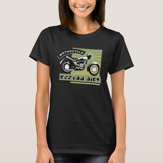 T-shirt Biker Clothing Ride Legendary Motorcycles (Devant)