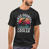 T-shirt Biker Grandpa Like A Regular Grandpa Cyclist Ridin (Devant)