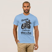 T-shirt Biker Motorcycle Rider  (Devant entier)